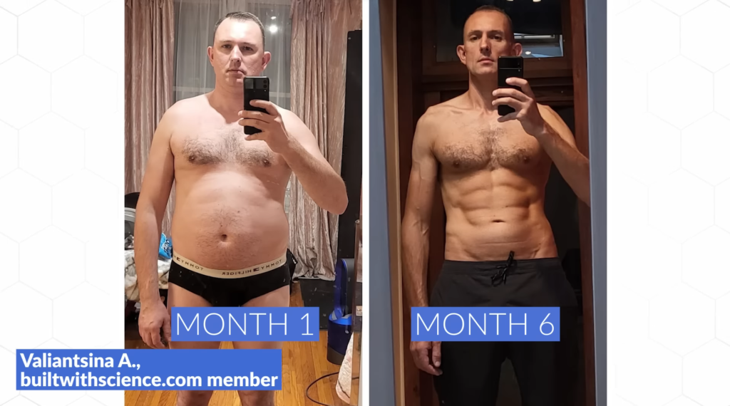Fat loss transformation