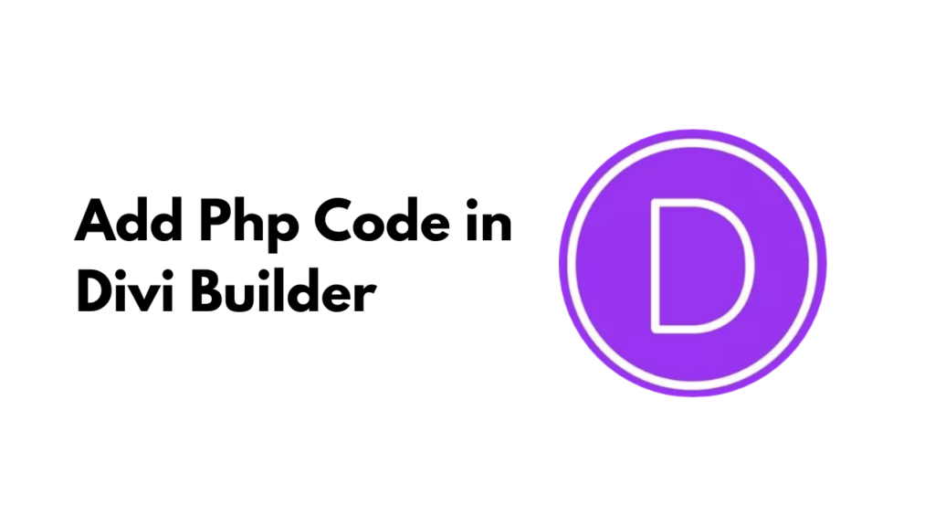 add php code in divi
